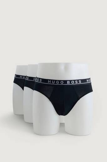 Boss 3-Pk Briefs Svart  Male Svart