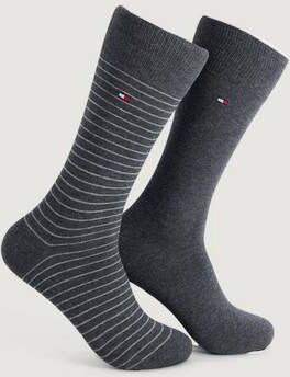 Tommy Hilfiger 2-Pk Th Men Small Sock 2p Grå  Male Grå