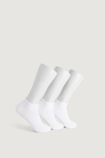 Björn Borg 3-Pk Sock Step Solid Essential Hvit  Male Hvit