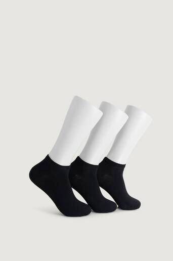 Björn Borg 3-Pk Sock Step Solid Essential Svart  Male Svart