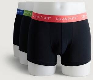 Gant Underbukser Trunk 3-Pk Svart  Male Svart