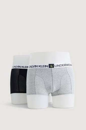 Calvin Klein 2-Pk Boxershorts Trunks Grå  Male Grå