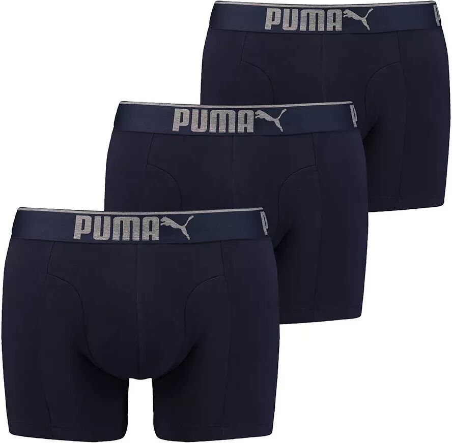 Puma Sueded Cotton 3-Pack - Boxershorts - Navy - XL