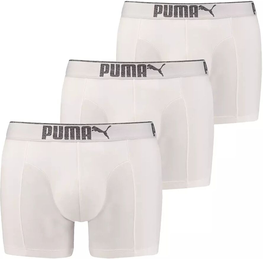 Puma Sueded Cotton 3-Pack - Boxershorts - White - M