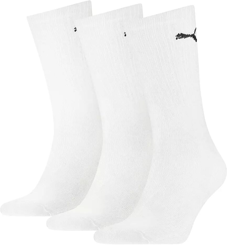 Puma Sport Crew 3-Pack - Sokker - White - 43-46