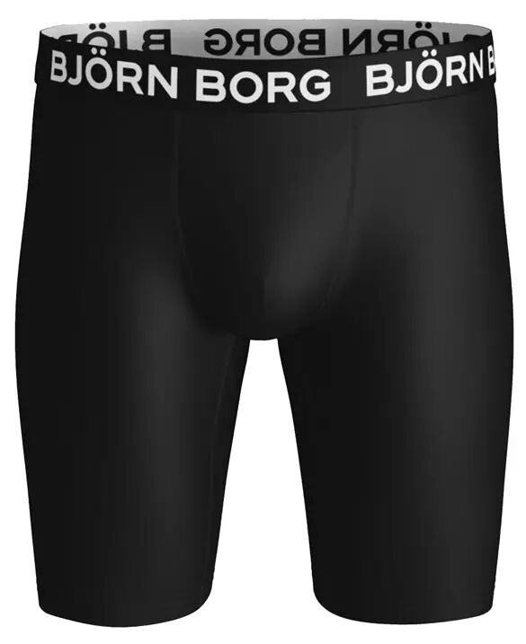 Björn Borg Solid Peter Long -  - Boxershorts - Svart - S