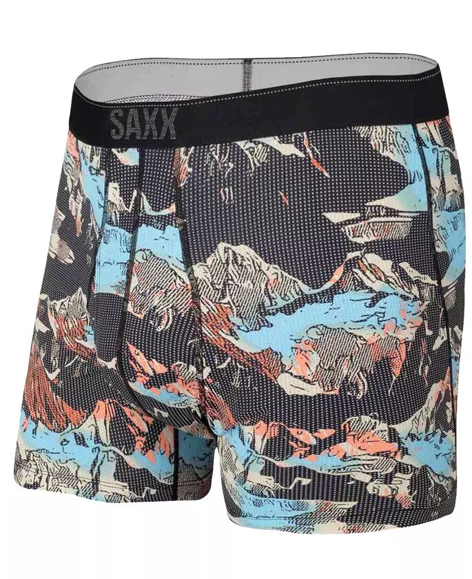 SAXX Quest - Boxershorts - Black Mountainscape - XL