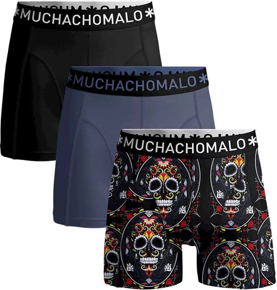 Muchachomalo Muerto 3pk - Boxershorts - Print/Solid - XXL