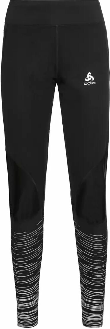 Odlo Zeroweight Warm Reflective Wmn - Tights - Svart - L