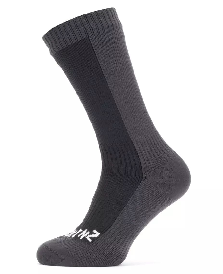 Sealskinz Cold Weather Mid - Sokk - Black/Grey - S