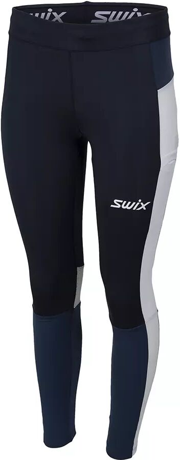 Swix Motion Premium Ws - Tights - Dark navy/Lake blue - L