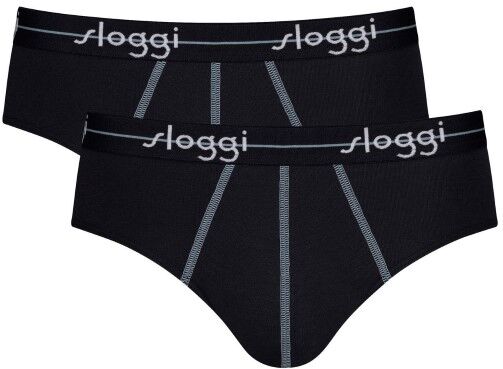 Sloggi 2-pakning For Men Start Midi - Black