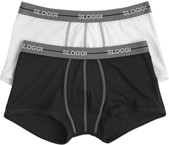 Sloggi 2-pakning For Men Start Hip - Black/White