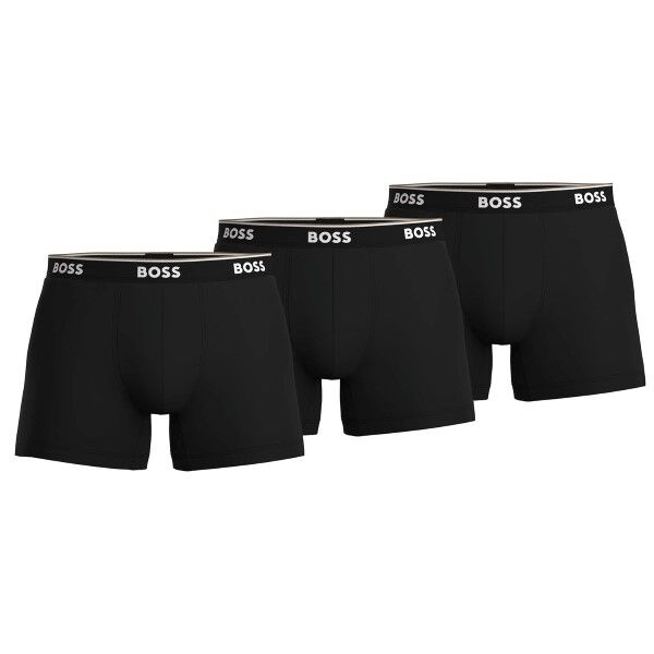 Hugo Boss 3-pakning Cotton Stretch Boxer Brief - Black