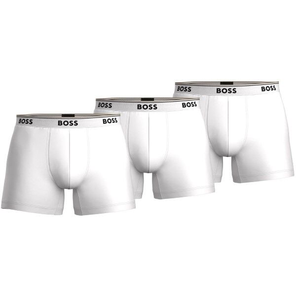 Hugo Boss 3-pakning Cotton Stretch Boxer Brief - White
