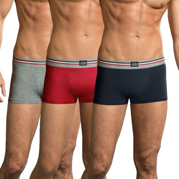 Jockey 3-pakning Cotton Stretch Short Trunk - Mixed