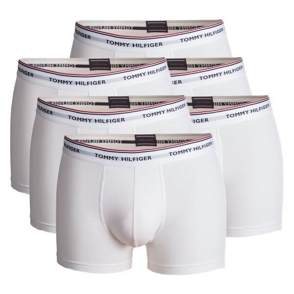 Tommy Hilfiger 6-pakning Stretch Trunk Premium Essentials - White * Kampanje *