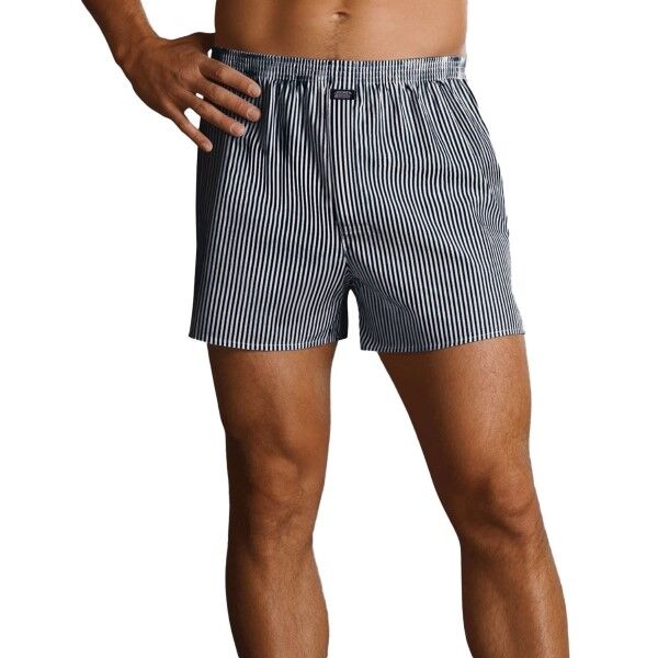Jockey Woven Poplin Boxer Shorts - Striped-2