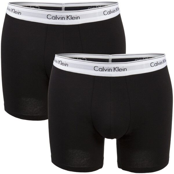 Calvin Klein 2-pakning Modern Cotton Boxer Briefs - Black