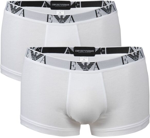 Emporio Armani 2-pakning Stretch Cotton Trunk - White