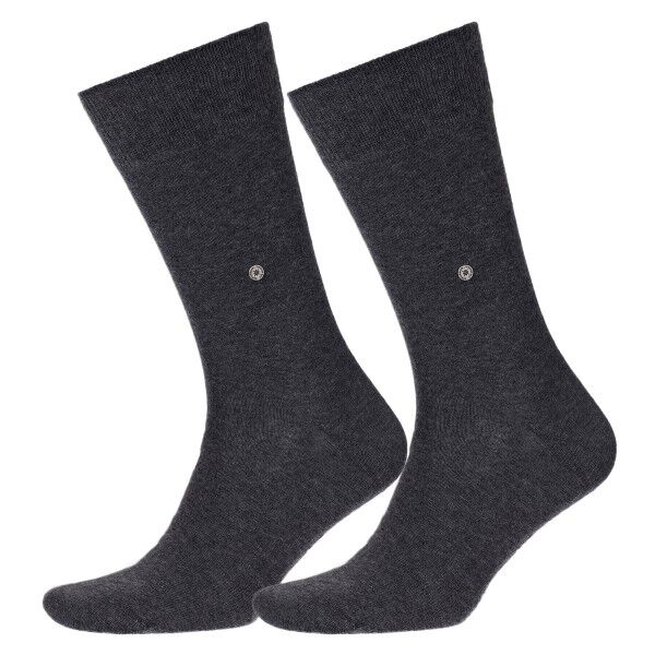Burlington 2-pakning Everyday Cotton Sock - Grey