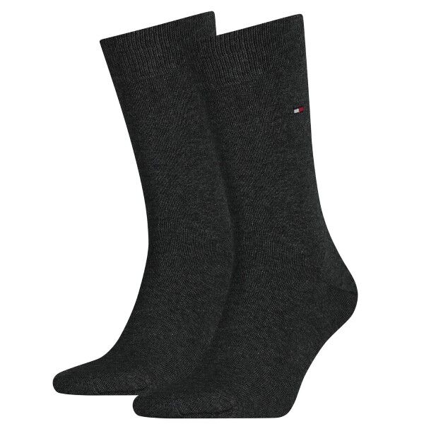 Tommy Hilfiger 2-pakning Men Classic Sock - Darkgrey