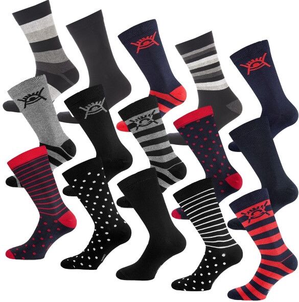 WESC 15-pakning Multipack Socks - Mixed * Kampanje *