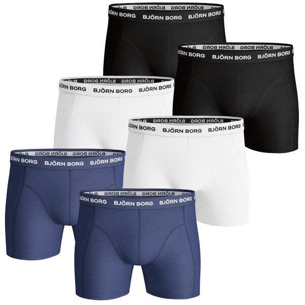 Björn Borg 6-pakning Essential Shorts - Mixed * Kampanje *