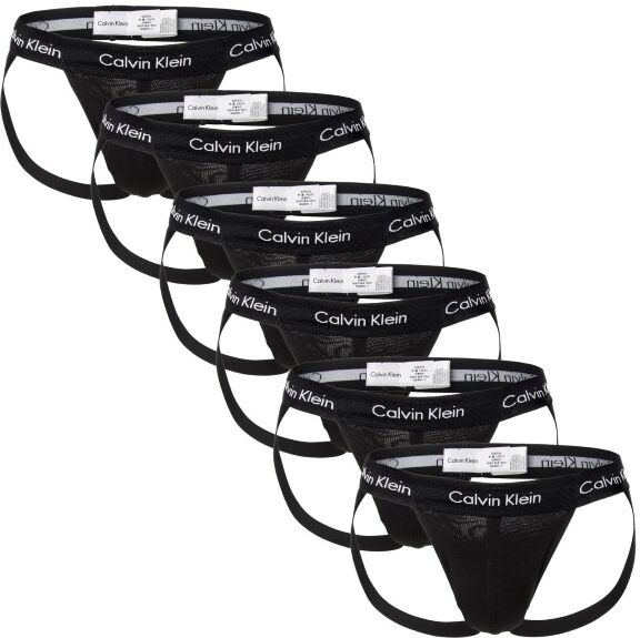 Calvin Klein 6-pakning Cotton Stretch Jockstrap - Black