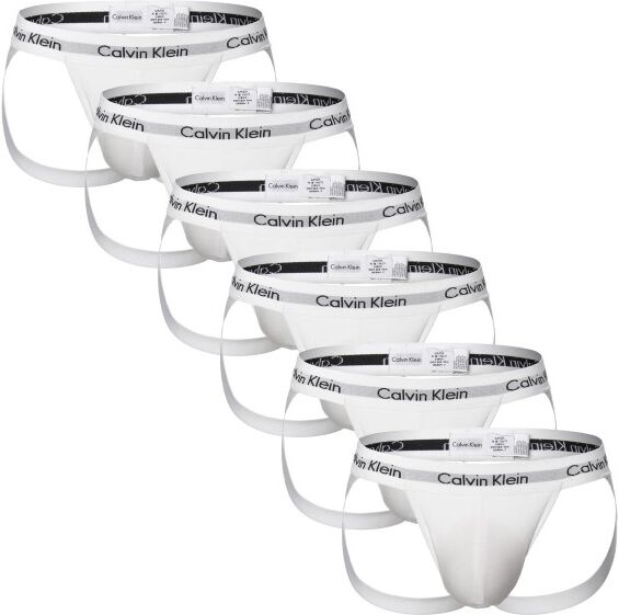 Calvin Klein 6-pakning Cotton Stretch Jockstrap - White