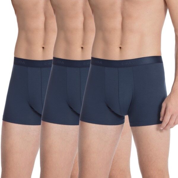 Calida 3-pakning Natural Benefit Boxer - Darkblue