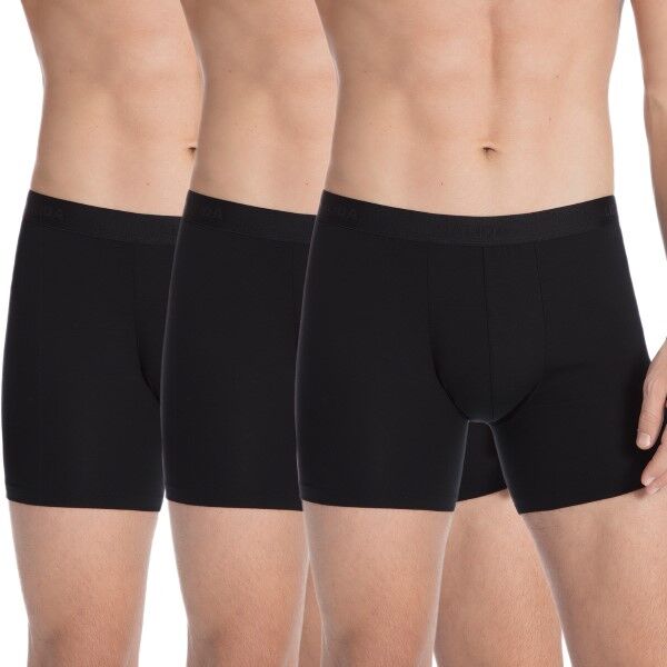 Calida 3-pakning Natural Benefit Boxer Brief - Black