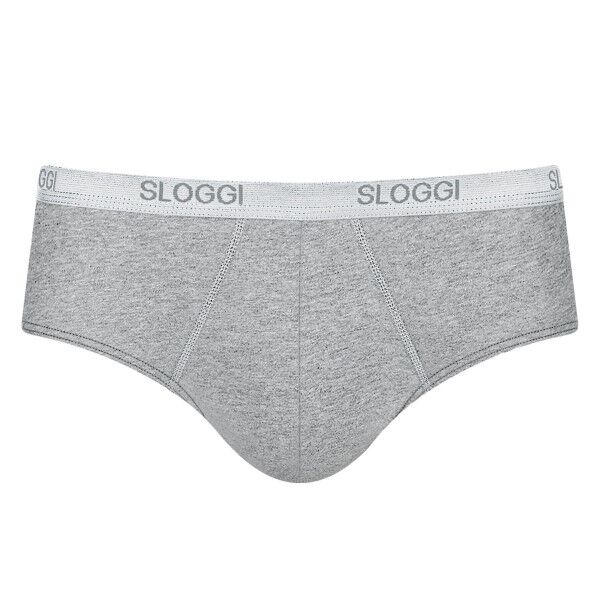 Sloggi 2-pakning For Men Basic Midis - Grey