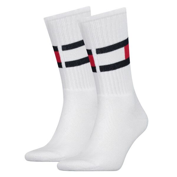 Tommy Hilfiger Flag Sock - White