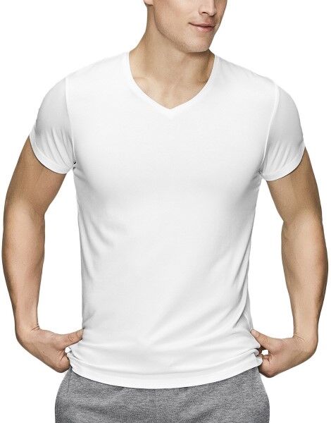 JBS of Denmark Bamboo Blend V-neck T-shirt - White