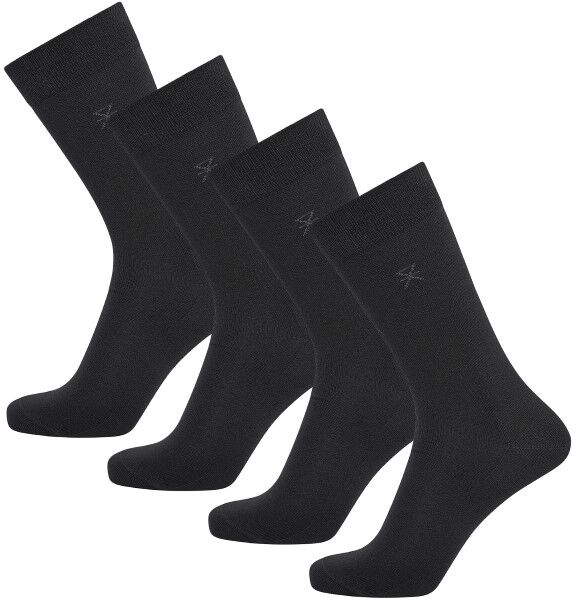 JBS of Denmark 4-pakning Bamboo Blend Socks - Black