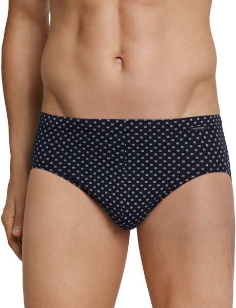 Schiesser Day and Night Pattern Mini Brief - Darkblue