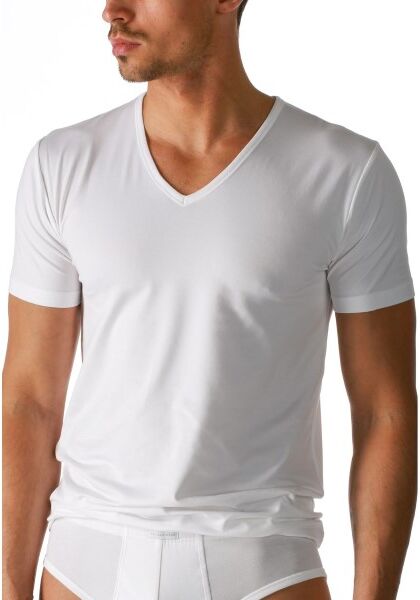 Mey Dry Cotton V-Neck Shirt - White