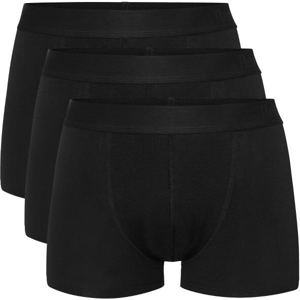 Resteröds 3-pakning Lyocell Boxer Trunk - Black