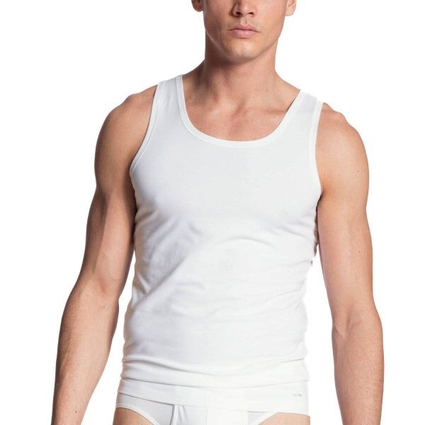 Calida Cotton Code Athletic Shirt - White