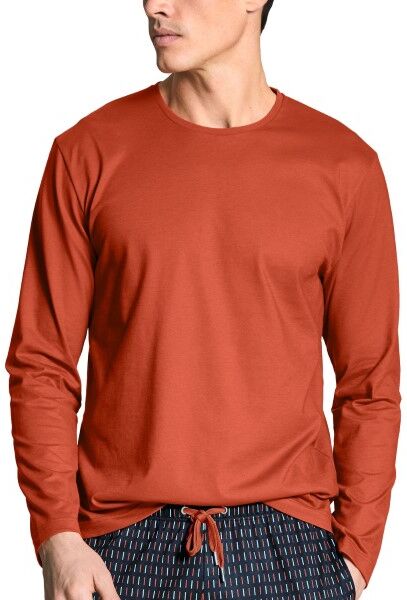 Calida Remix Basic Shirt Long Sleeve - Orange