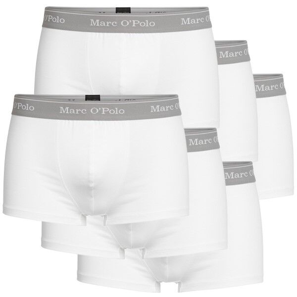 Marc O'Polo Marc O Polo Cotton Trunks 6-pakning - White * Kampanje *