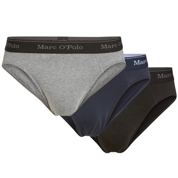 Marc O'Polo Marc O Polo Cotton Mini Briefs 3-pakning - Black/Grey * Kampanje *