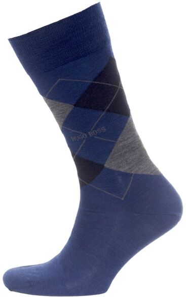 Hugo Boss BOSS John RS Argyle Wool Sock - Darkblue