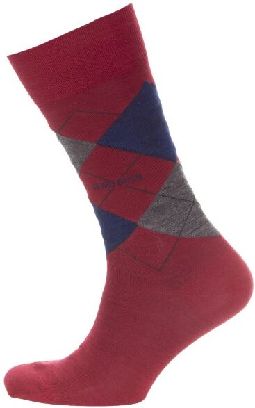 Hugo Boss BOSS John RS Argyle Wool Sock - Red