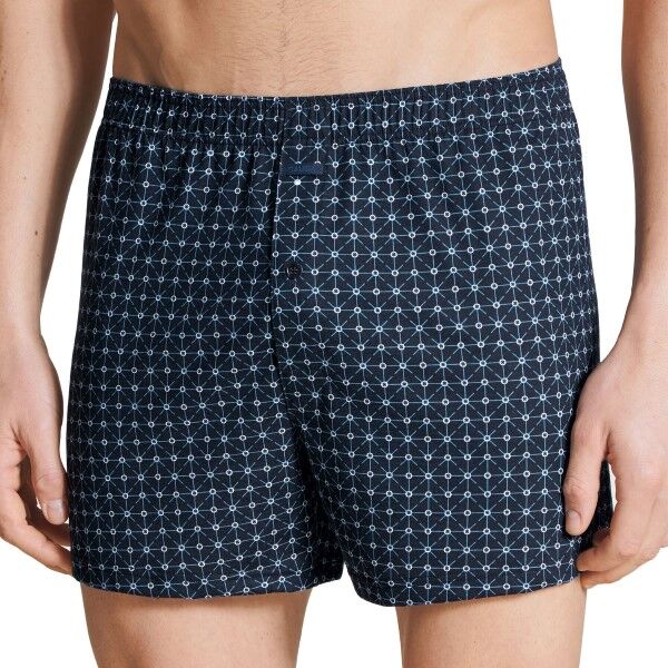 Calida Urban Boxer Shorts With Fly - Navy-2