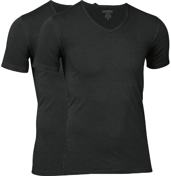 JBS 2-pakning Bamboo T-shirt V-Neck - Black