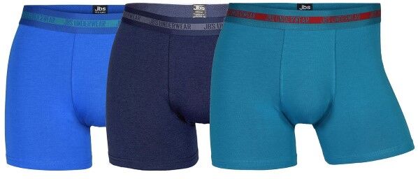 JBS 3-pakning Bamboo Boxers - Blue/Turquoise