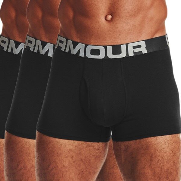 Under Armour 3-pakning Charged Cotton 3in Boxer - Black
