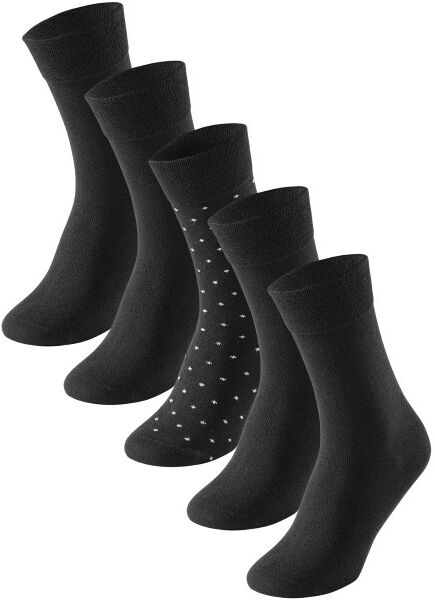 Schiesser 5-pakning Men Socks - Black pattern-2